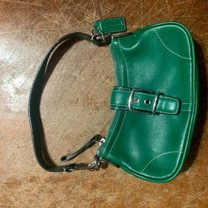 Authentic Perfect Kelly Green Coach Mini Bag